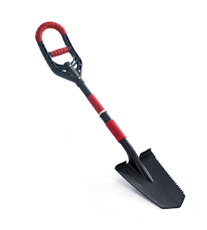 Multi-Digger Garden Spade – Reinforced Fibreglass Light Weight Gardening Digging Arrow Head Shovel with Unique Dual Soft AIR Light Grip Technology & Root Saw Stump Cutter.